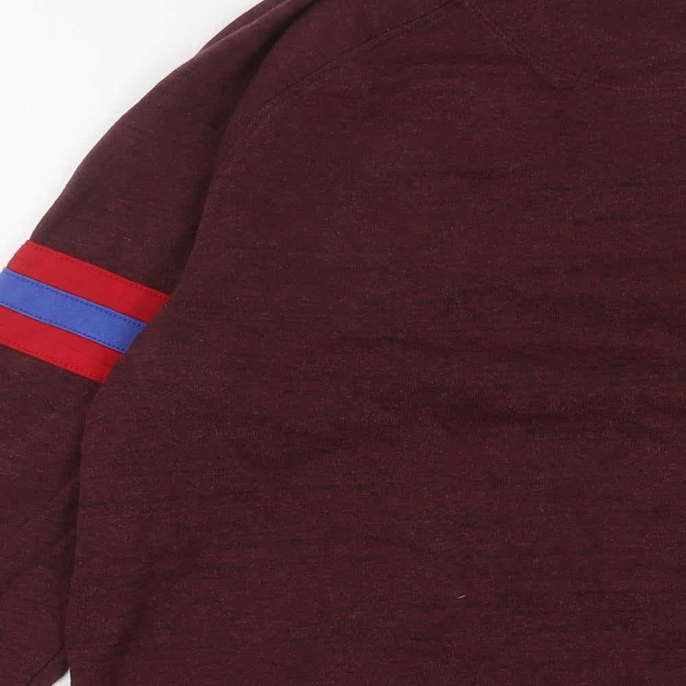 Mens UK Size S Old Navy Red Pullover Sweatshirt