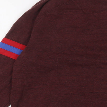 Mens UK Size S Old Navy Red Pullover Sweatshirt