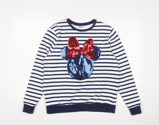 Womens UK Size 8 Disney White Pullover Sweatshirt