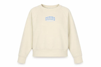 The Varsity Shop Womens Beige Cotton Pullover Sweatshirt Size S Pullover - Oxford University