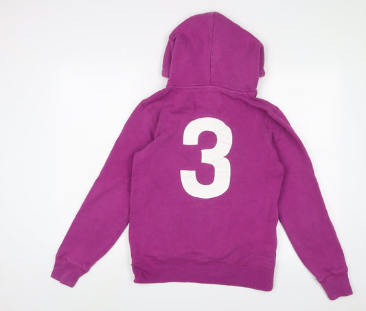 Womens UK Size 10 Jack Wills Purple Pullover Hoodie
