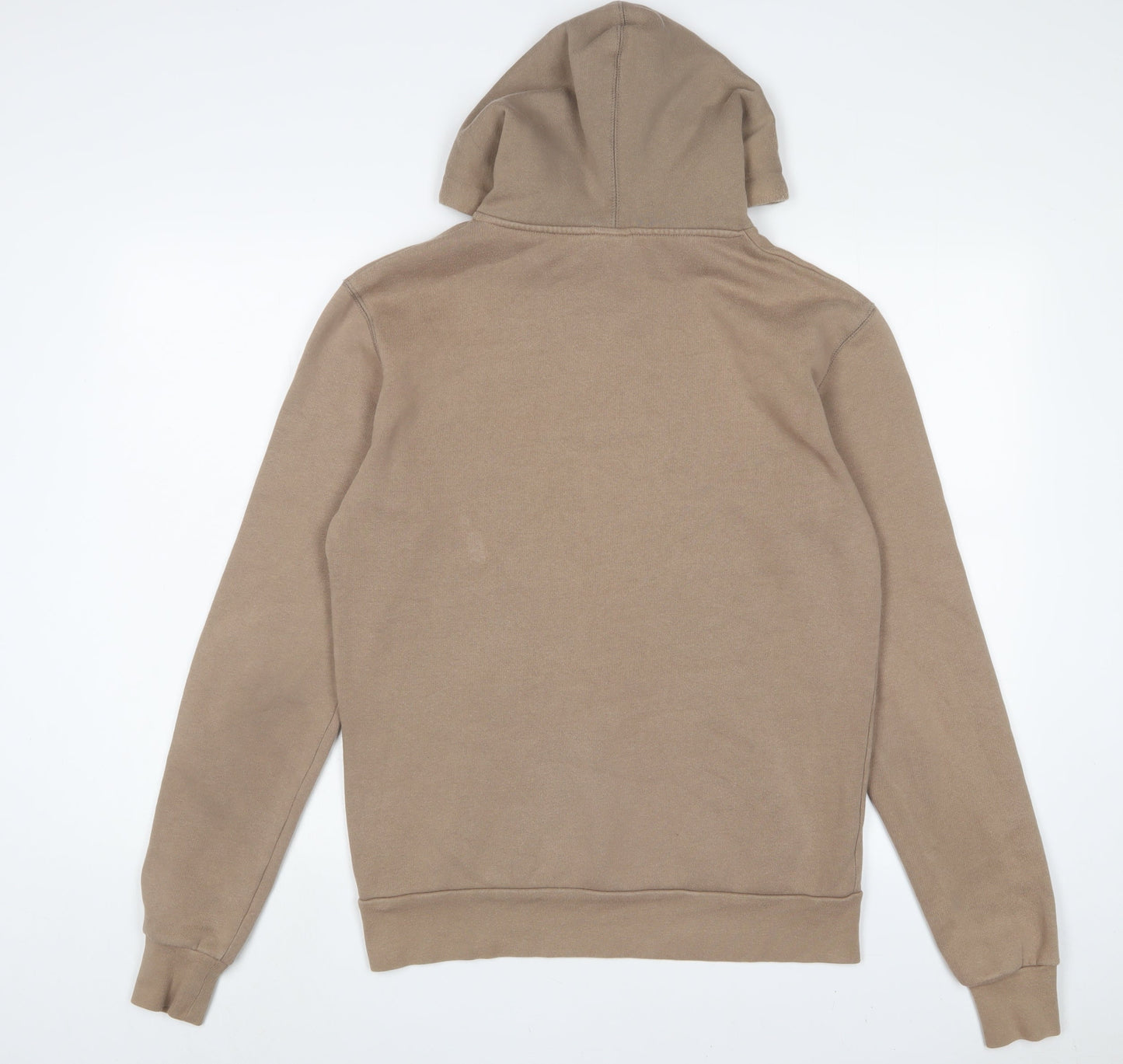 11 degrees Mens Brown Cotton Pullover Hoodie Size XS - Logo
