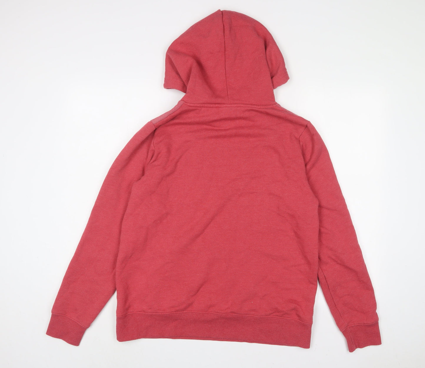 Wear your impact Mens Red Cotton Pullover Hoodie Size L