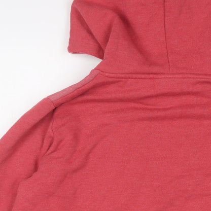 Wear your impact Mens Red Cotton Pullover Hoodie Size L