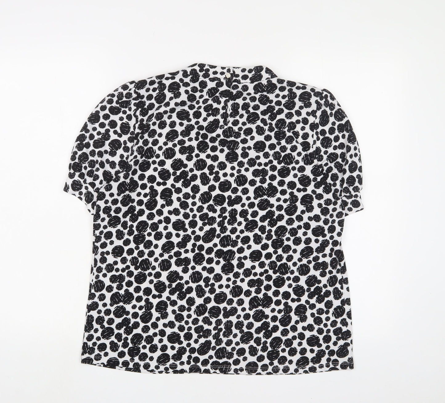 Womens UK Size M Adrianna Papell White Basic T-Shirt