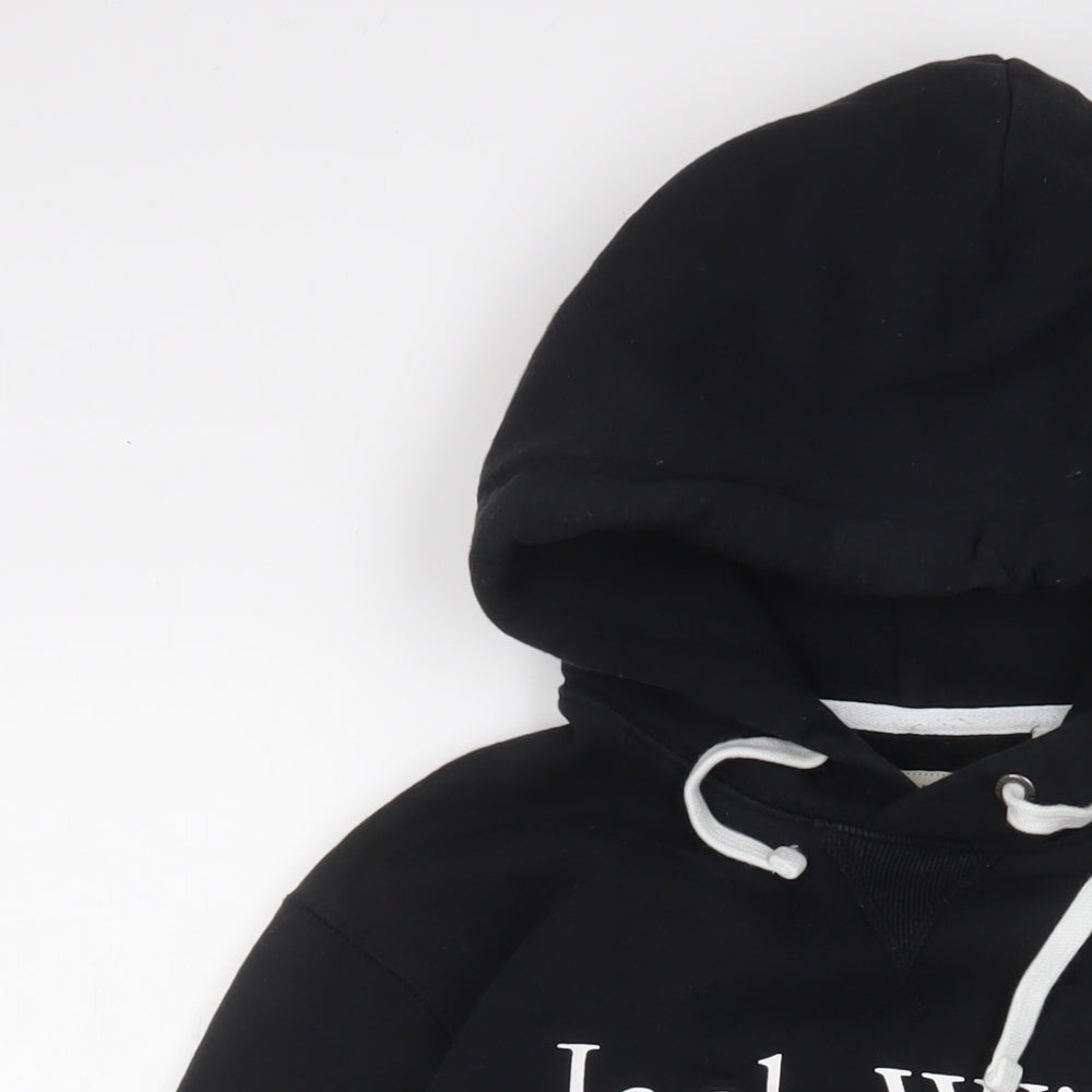 Mens UK Size S Jack Wills Black Pullover Hoodie