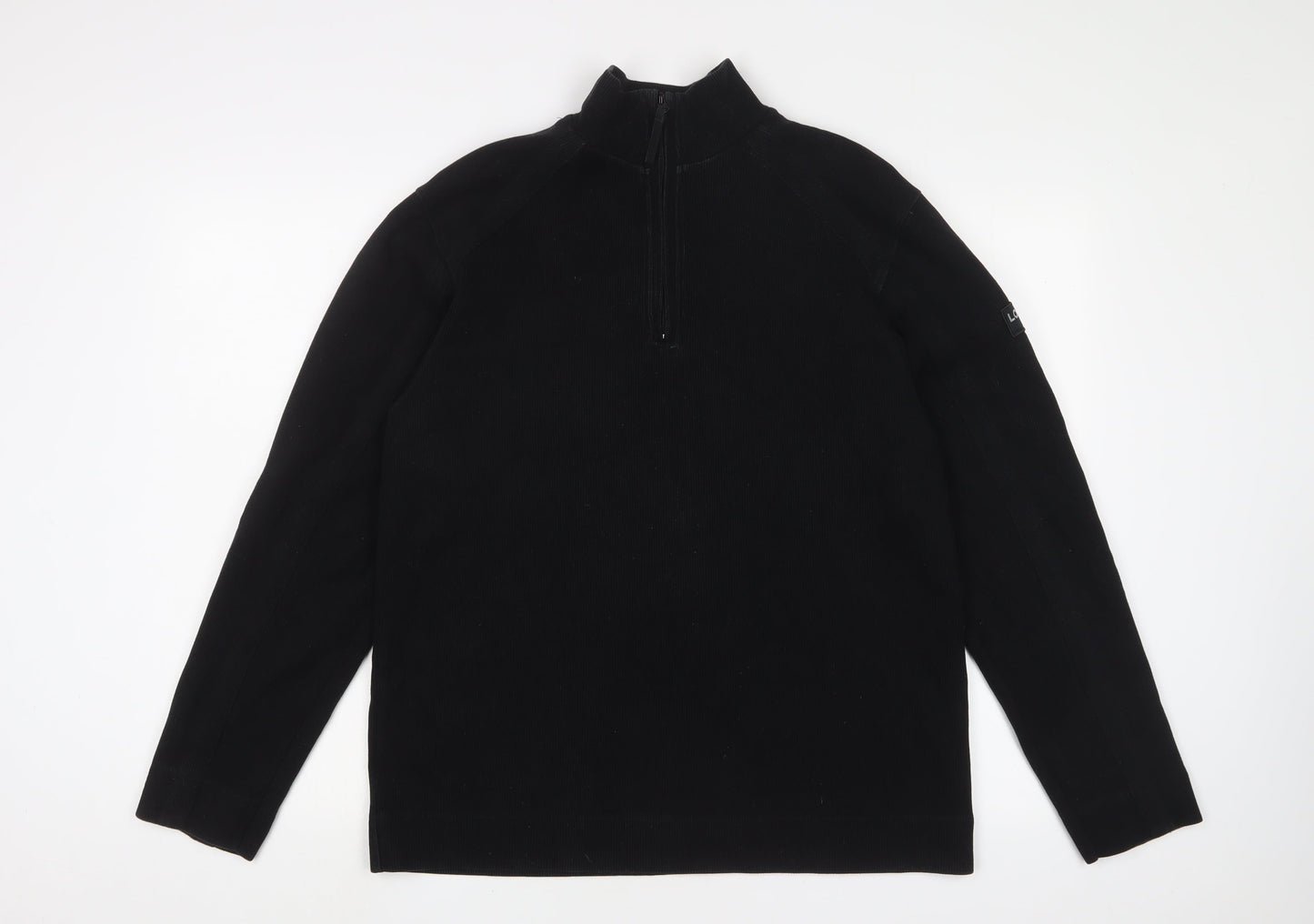 Mens UK Size L Duck and Cover Black Pullover Sweatshirt