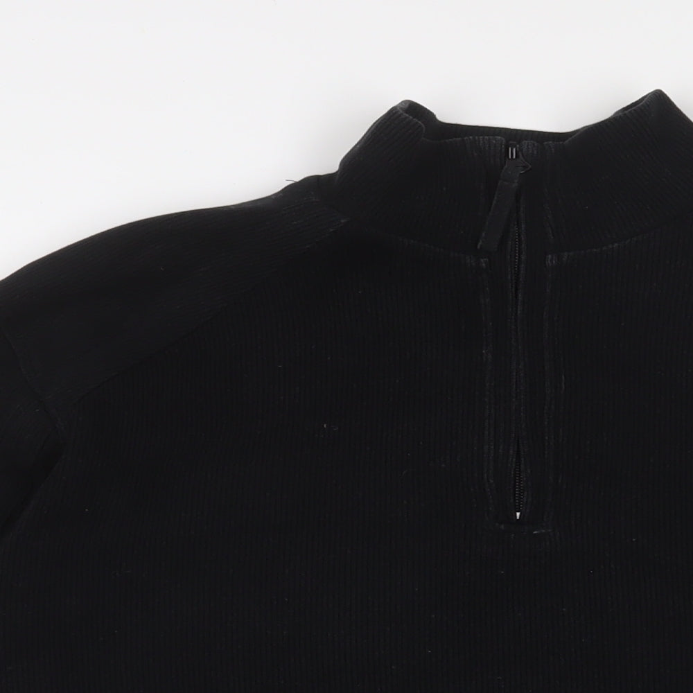 Mens UK Size L Duck and Cover Black Pullover Sweatshirt