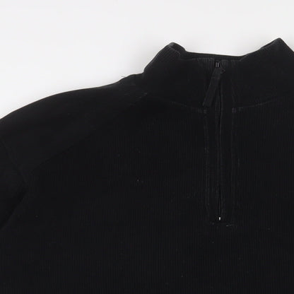 Mens UK Size L Duck and Cover Black Pullover Sweatshirt
