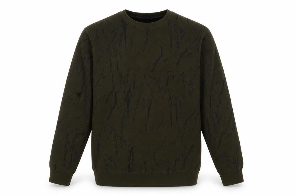 Mens UK Size M H&M Green Pullover Sweatshirt