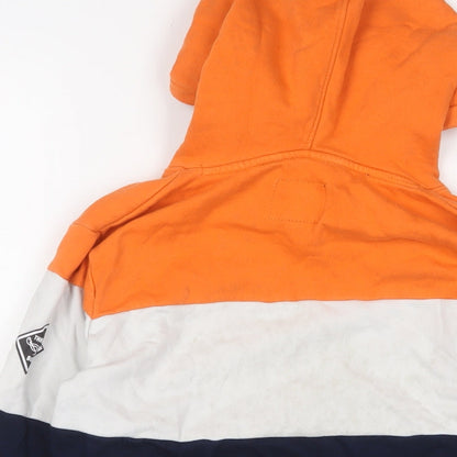 Threadbare Boys Multicoloured Striped Cotton Pullover Hoodie Size 11-12 Years Pullover - Virtual