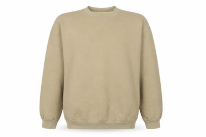 James Jordan Mens Beige Cotton Pullover Sweatshirt Size L