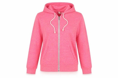 Womens UK Size M H&M Pink Full Zip Hoodie