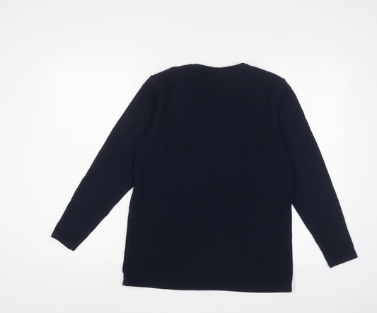 Womens UK Size 20 Marks and Spencer Blue Pullover Sweatshirt