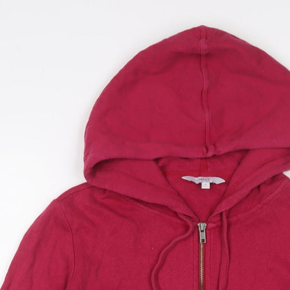 Womens UK Size 8 NEXT Pink Full Zip Hoodie