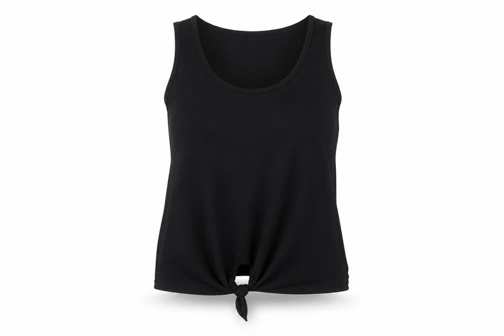 Womens UK Size 10 New Look Black Basic Tank