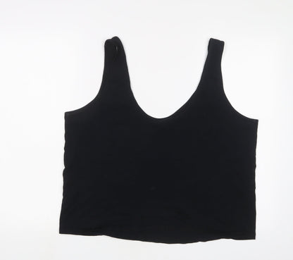 Womens UK Size 14 ASOS Black Camisole Tank