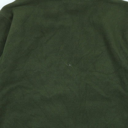 Old Navy Womens Green Jacket Size M Zip - Logo