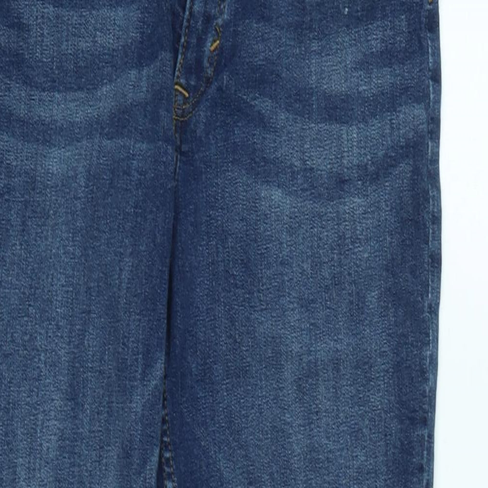 Womens UK Size 28 in H&M Regular Fit Straight Blue Jeans