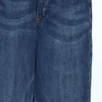 Womens UK Size 28 in H&M Regular Fit Straight Blue Jeans