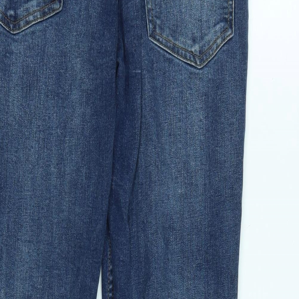 Womens UK Size 28 in H&M Regular Fit Straight Blue Jeans