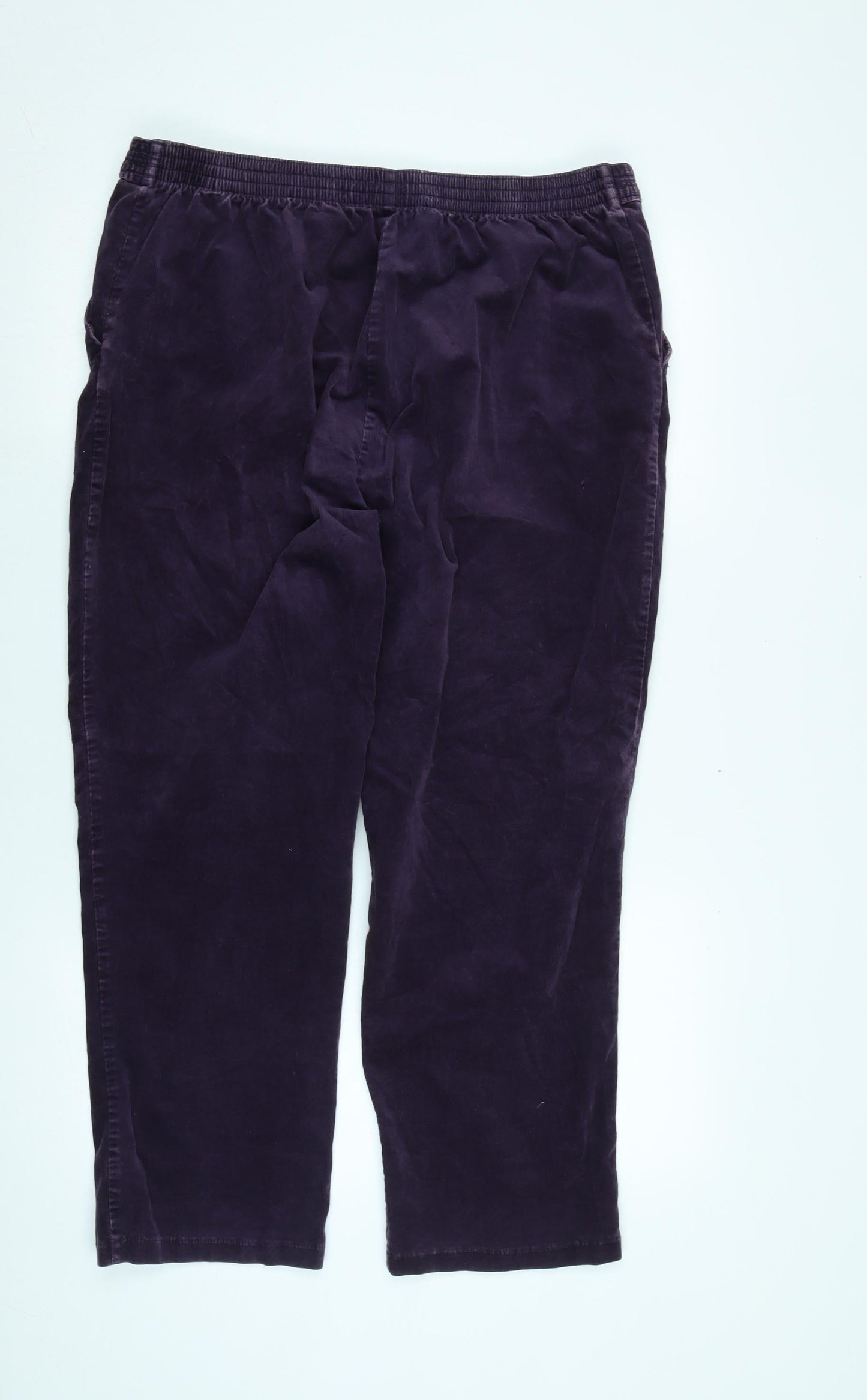 Womens UK Size 34 in Marks and Spencer Regular Fit  Purple Trousers