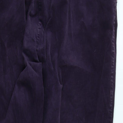 Womens UK Size 34 in Marks and Spencer Regular Fit  Purple Trousers