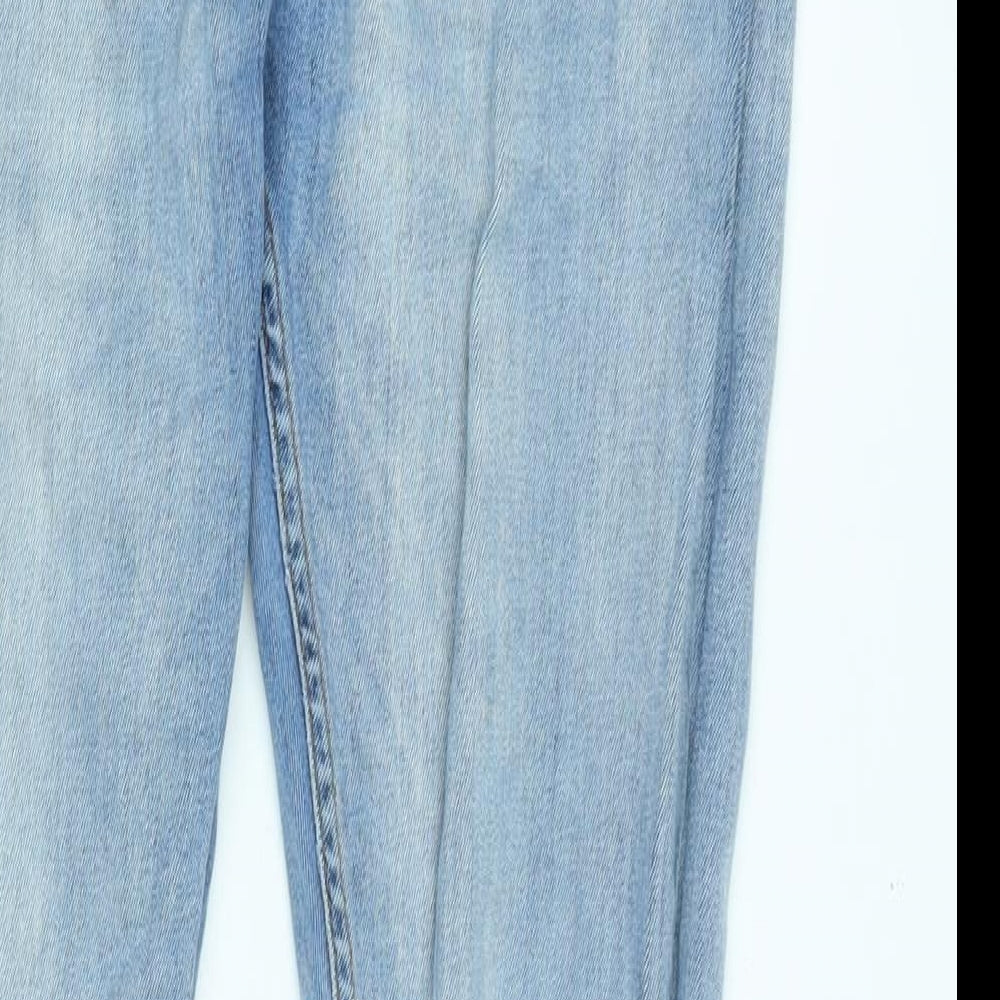 Mens UK Size 32 in Topman Regular Fit Skinny Blue Jeans
