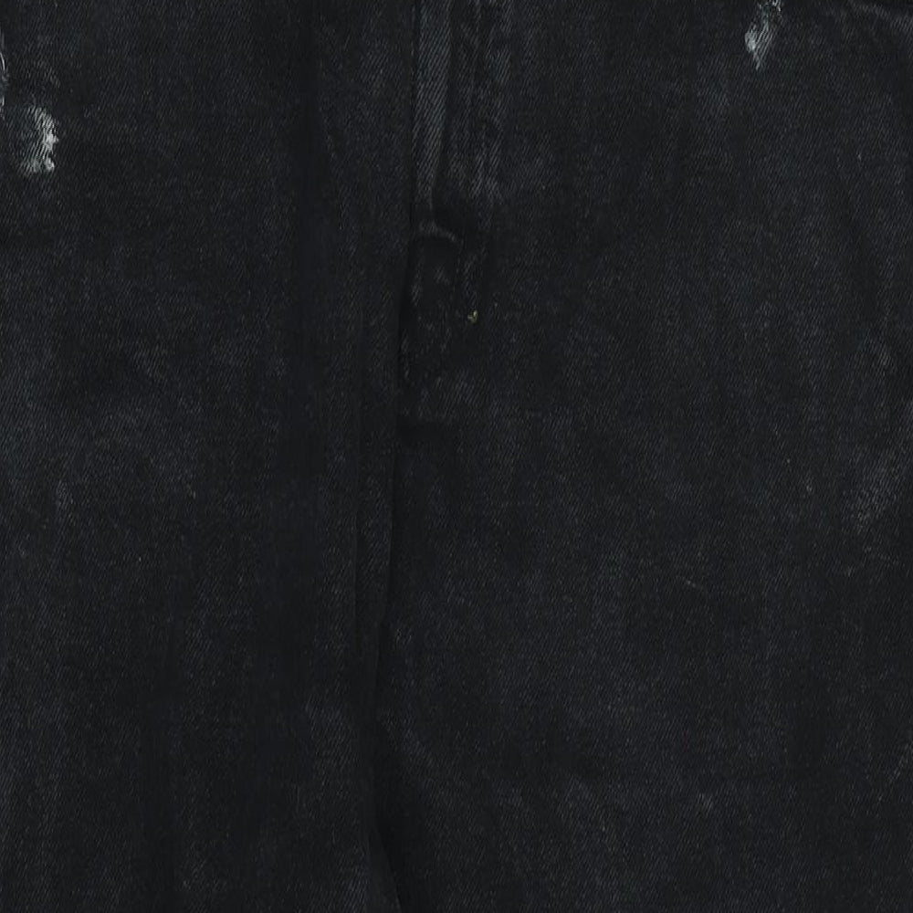 Berkshire Mens Black Cotton Blend Straight Jeans Size 38 in L26 in Regular Zip