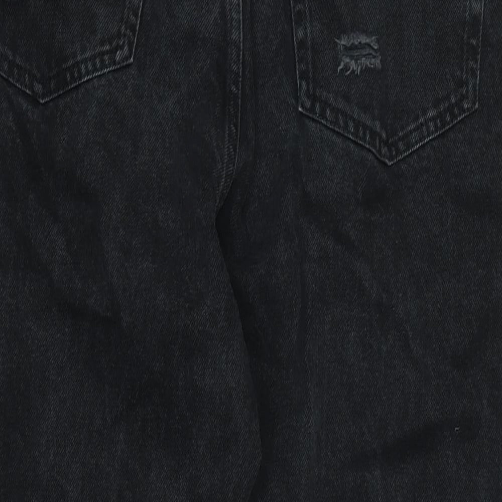 Berkshire Mens Black Cotton Blend Straight Jeans Size 38 in L26 in Regular Zip