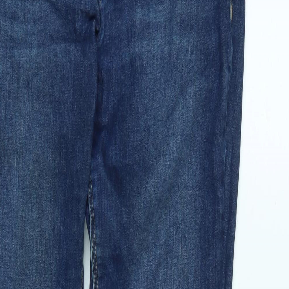 C&A Womens Blue Cotton Blend Skinny Jeans Size 28 in L30 in Regular Zip