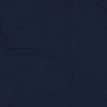 Womens UK Size 10 Missguided Blue Basic T-Shirt
