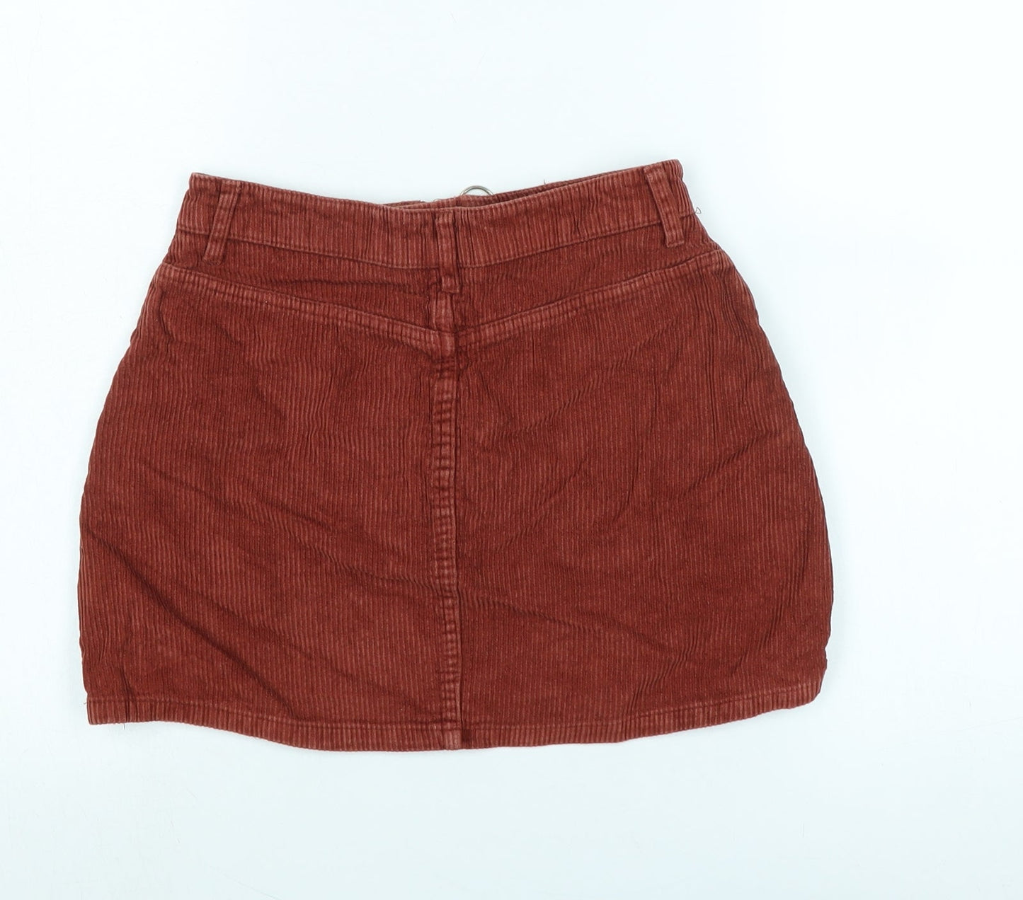 Womens UK Size 6 Topshop A-Line Corduroy Skirt