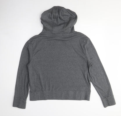 Womens UK Size L LA Gear Grey Pullover Hoodie