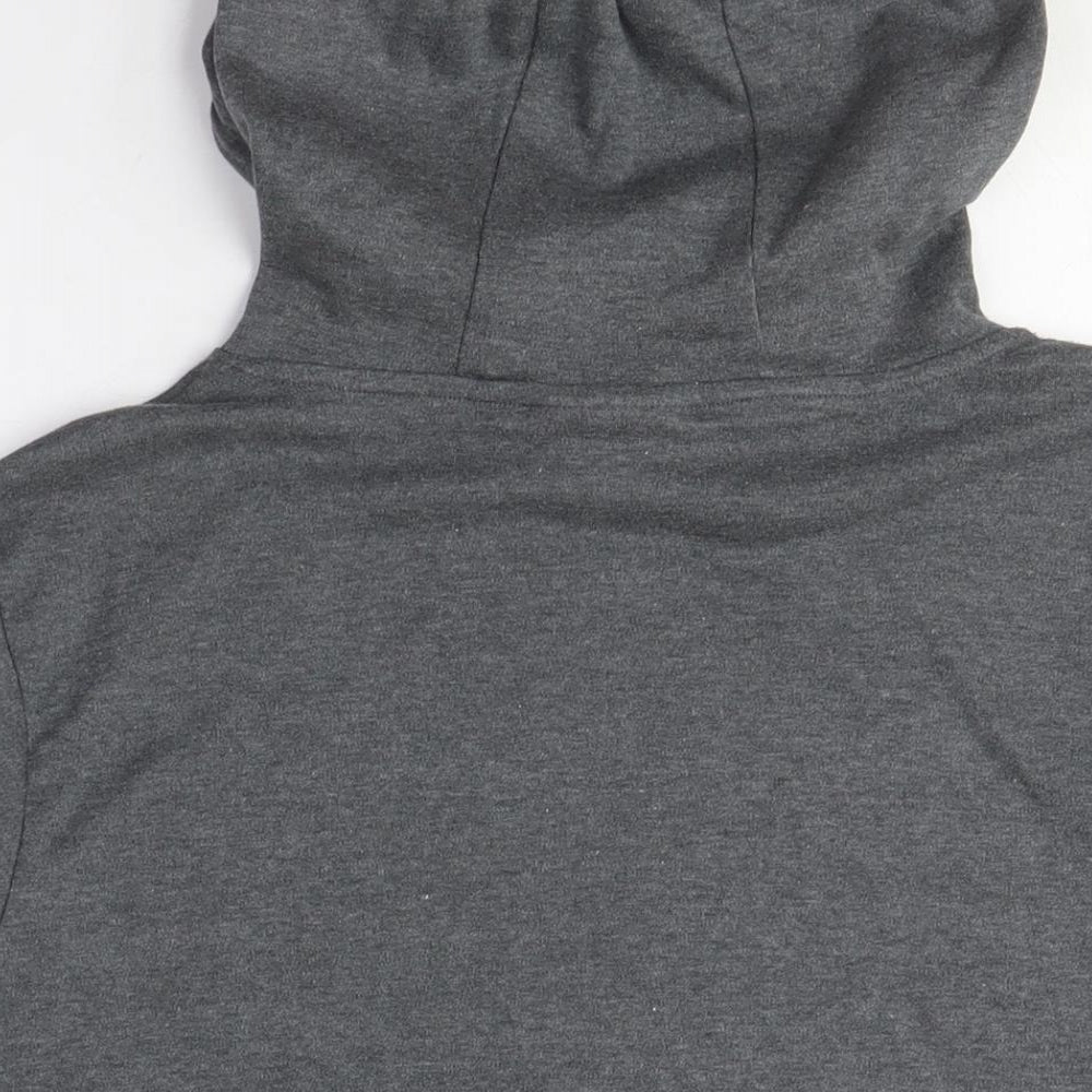 Womens UK Size L LA Gear Grey Pullover Hoodie