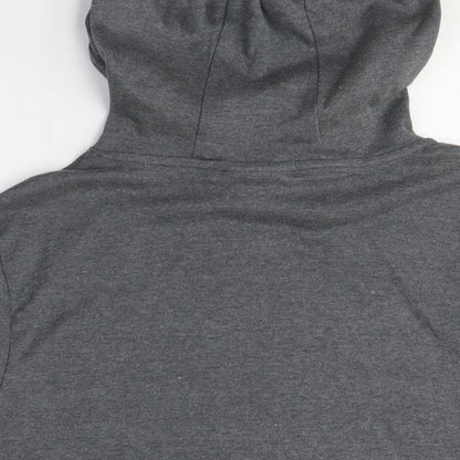 Womens UK Size L LA Gear Grey Pullover Hoodie