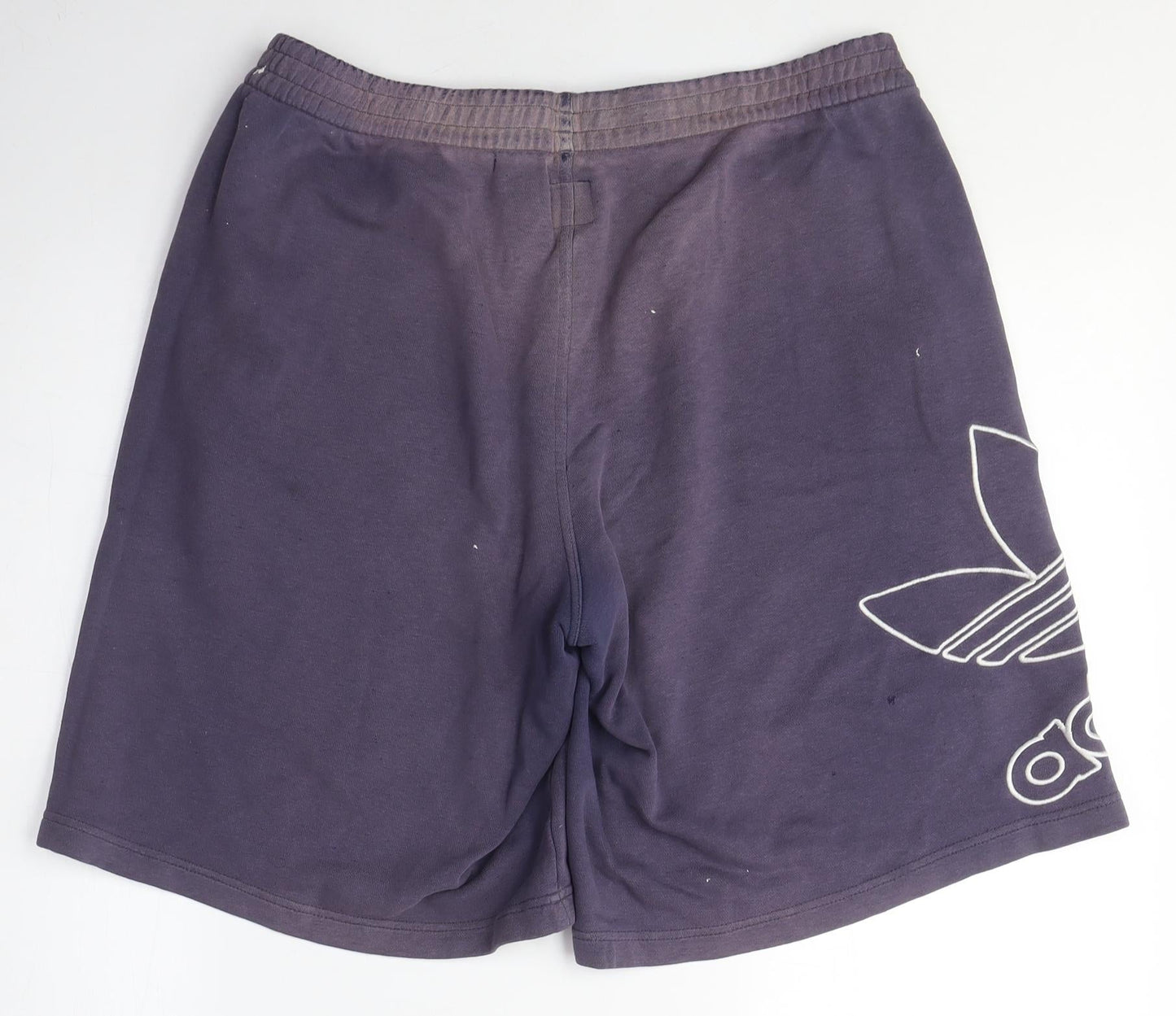 Adidas Men's Purple Sweat Shorts - Medium