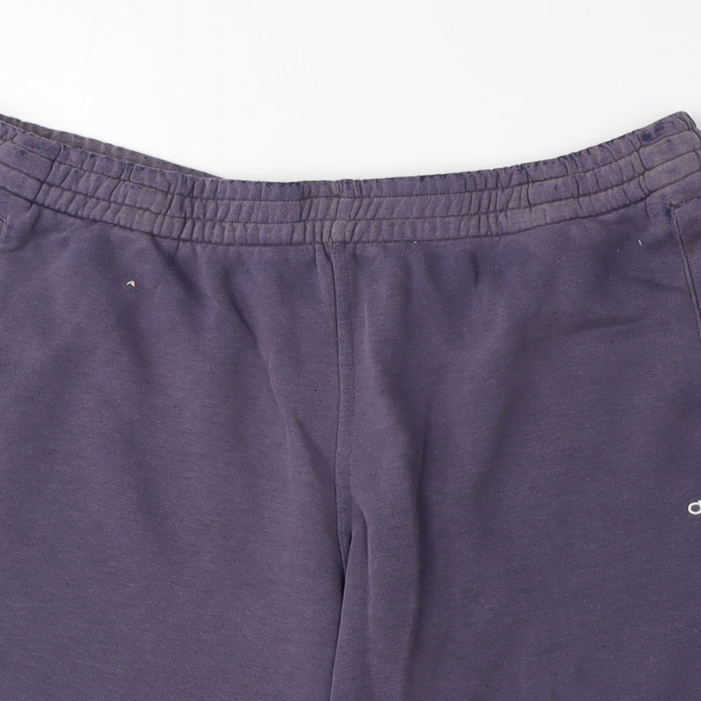 Adidas Men's Purple Sweat Shorts - Medium