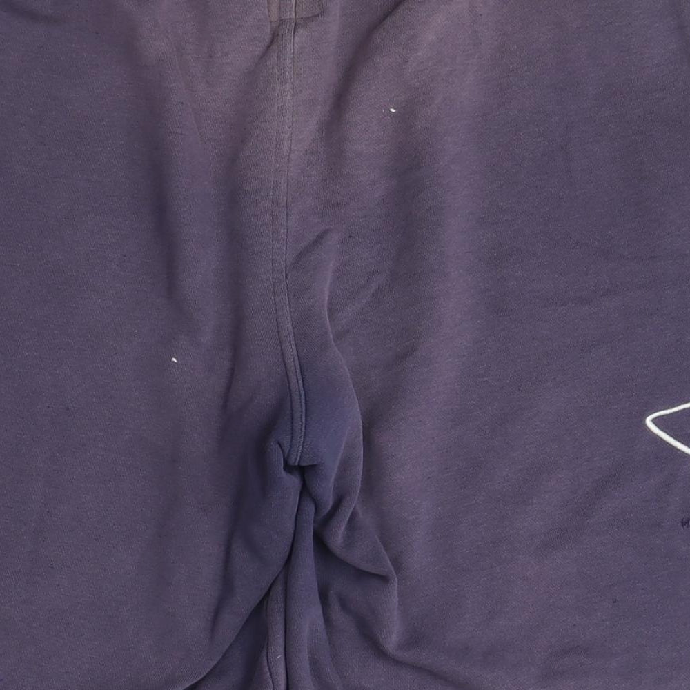 Adidas Men's Purple Sweat Shorts - Medium