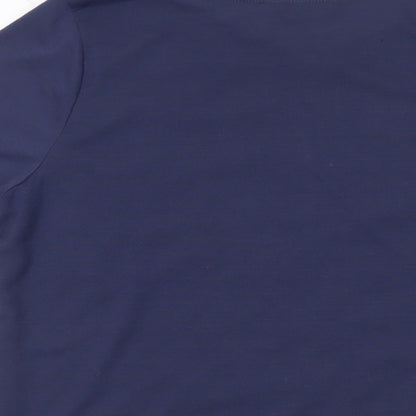 Womens UK Size 12 Dorothy Perkins Blue Basic T-Shirt