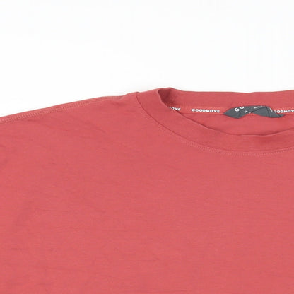 Womens UK Size 16 GOODMOVE Pink Basic T-Shirt