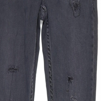 Womens UK Size 28 in H&M Regular Fit Skinny Grey Jeans