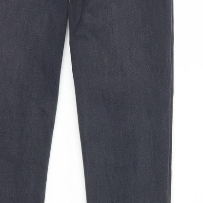 Womens UK Size 28 in H&M Regular Fit Skinny Grey Jeans