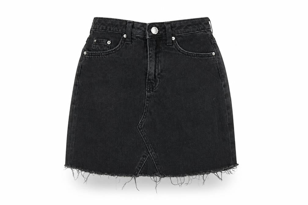 Womens UK Size 6 H&M Mini Denim Skirt