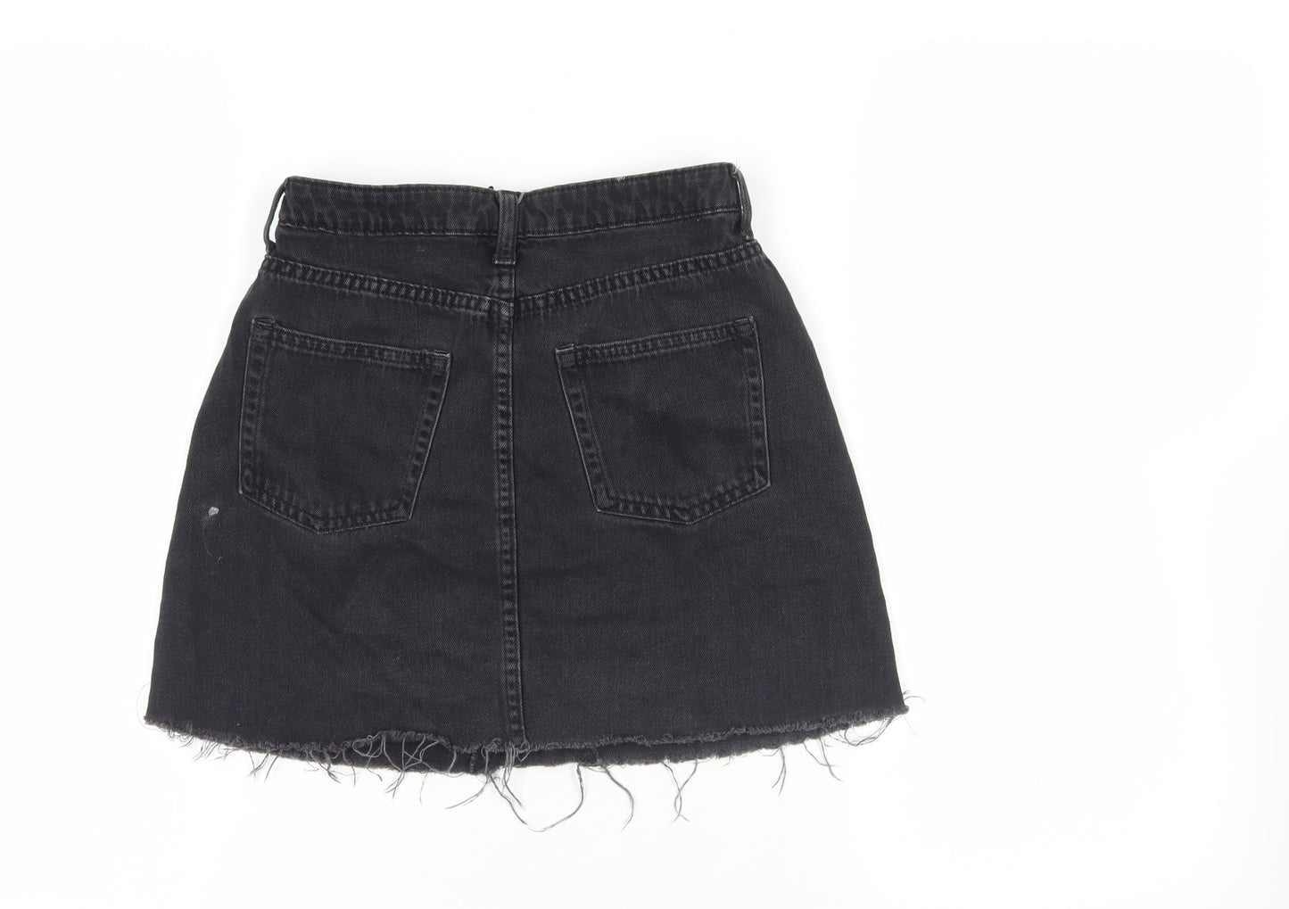 Womens UK Size 6 H&M Mini Denim Skirt