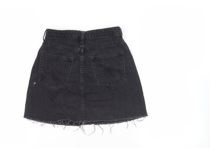 Womens UK Size 6 H&M Mini Denim Skirt