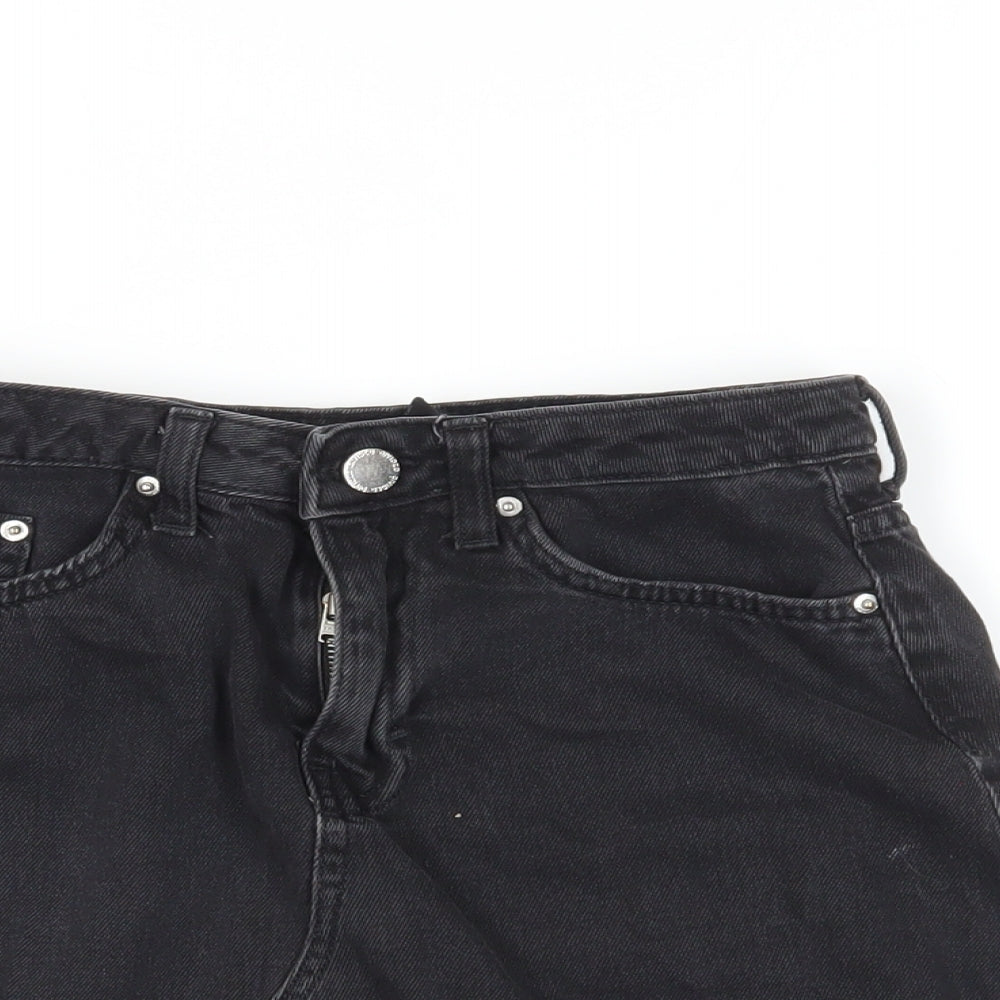 Womens UK Size 6 H&M Mini Denim Skirt
