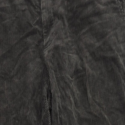 Marks and Spencer Mens Green Cotton Trousers Size 40 in L29 in Regular Zip