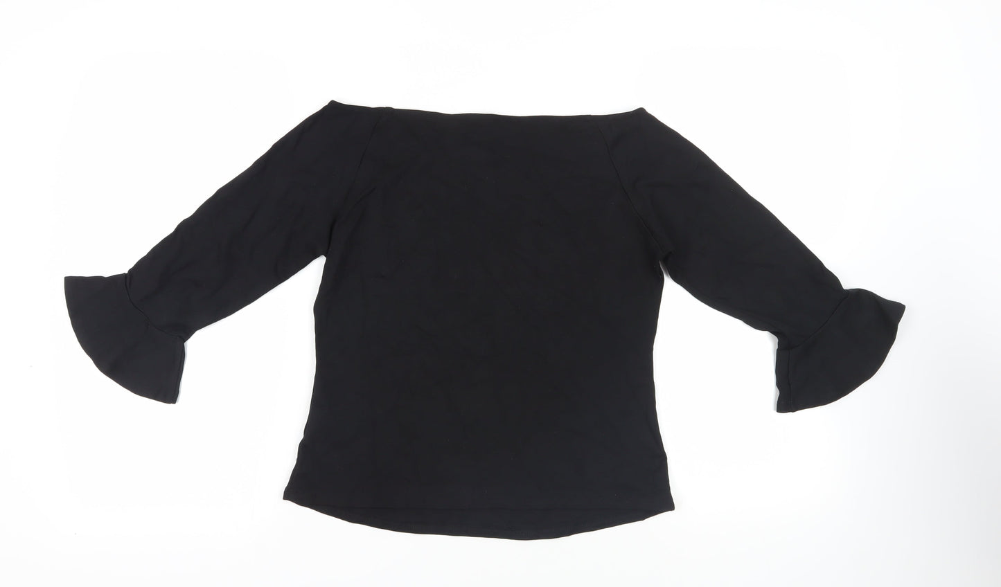 Womens UK Size 14 Marks and Spencer Black Basic Blouse
