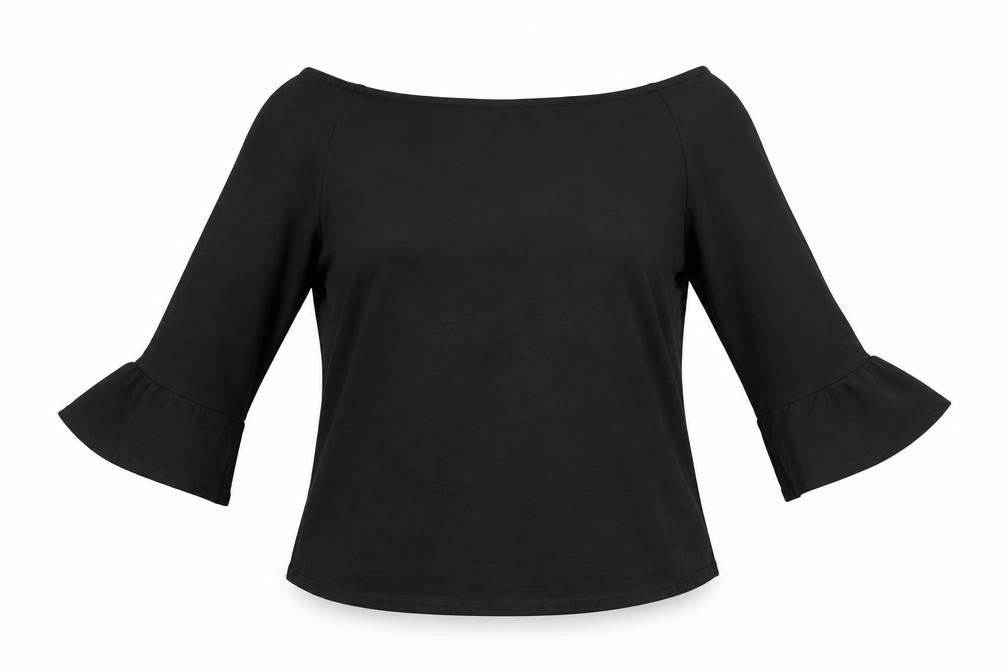 Womens UK Size 14 Marks and Spencer Black Basic Blouse